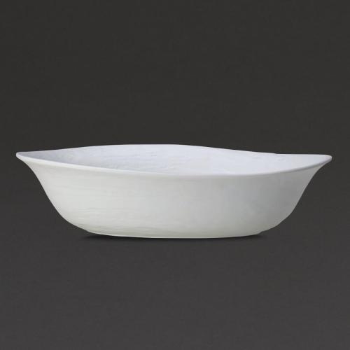 Steelite Scape White Lg Oval Bowl 40x24x10cm H 16"x9 1/2"x4" (Box 1) (Direct)