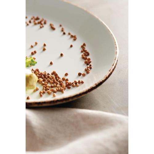 Steelite Brown Dapple Coupe Plate 20.25cm (8") (Box 24) (B2B)