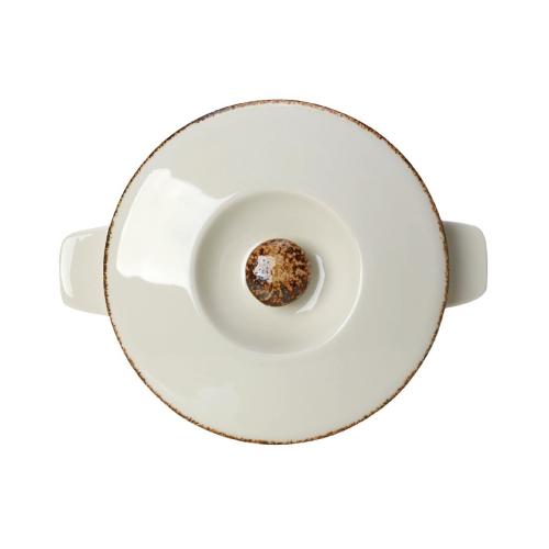 Steelite Brown Dapple Casserole Base 42.5cl (15oz) (Box 6) (Direct)