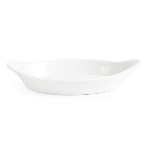 Olympia Whiteware Oval Eared Dish - 600ml 20 1/5fl oz (Box 6)