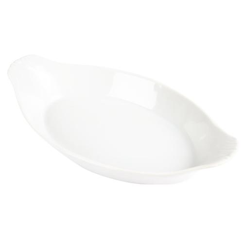 Olympia Whiteware Oval Eared Dish - 600ml 20 1/5fl oz (Box 6)