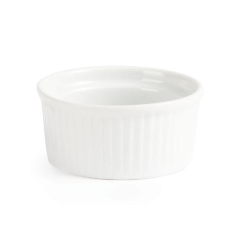 Olympia Whiteware Ramekin - 80mm 90ml 3 1/10fl oz (Box 12)