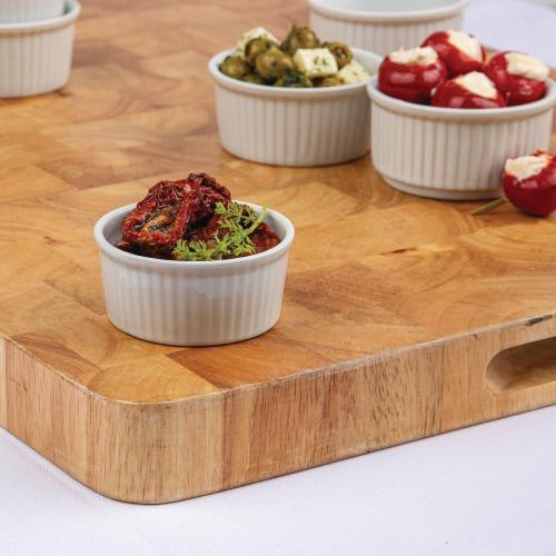 Olympia Whiteware Ramekin - 80mm 90ml 3 1/10fl oz (Box 12)