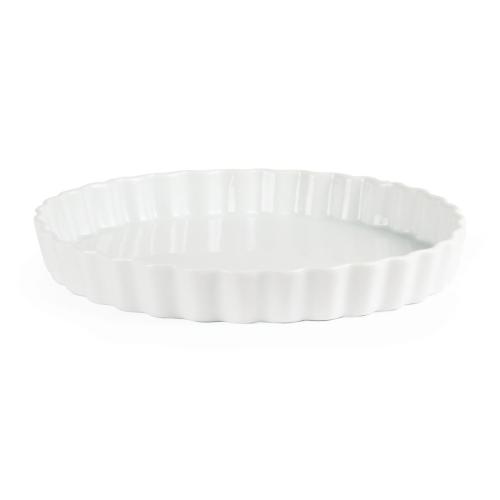 Olympia Whiteware Flan Dish - 38x297x297mm (Box 6)