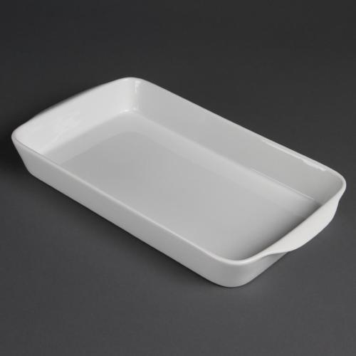 Olympia Whiteware Oblong Roaster - 50x395x219mm (Box 6)