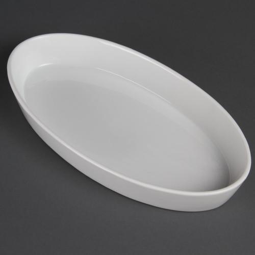 Olympia Whiteware Oval Sole Dish - 42x330x180mm (Box 6)