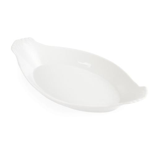 Olympia Whiteware Oval Eared Dish - 710ml 24fl oz (Box 6)