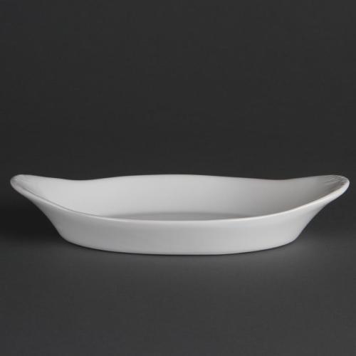 Olympia Whiteware Oval Eared Dish - 270ml 9 1/10fl oz (Box 6)