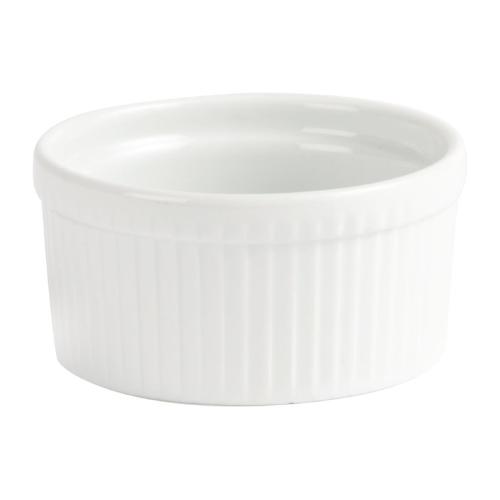 Olympia Whiteware Souffle Dish - 100mm (Box 6)