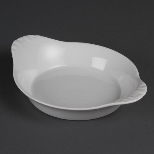 Olympia Whiteware Round Eared Dish - 47x220x177mm (Box 6)