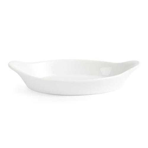 Olympia Whiteware Oval Eared Dish - 215ml 7 1/5fl oz (Box 6)