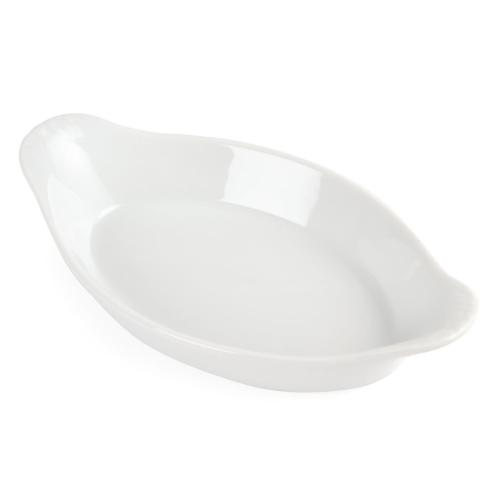Olympia Whiteware Oval Eared Dish - 215ml 7 1/5fl oz (Box 6)