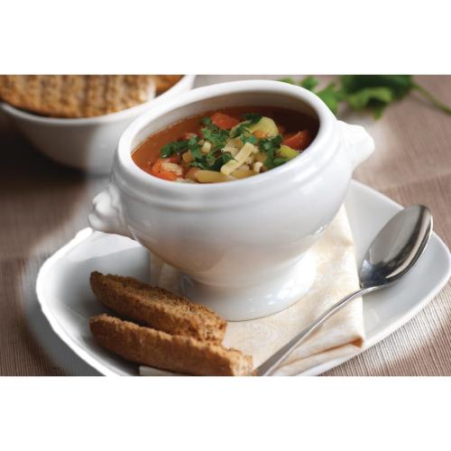 Olympia Whiteware Lion Head Soup Bowl - 105mm (Box 6)