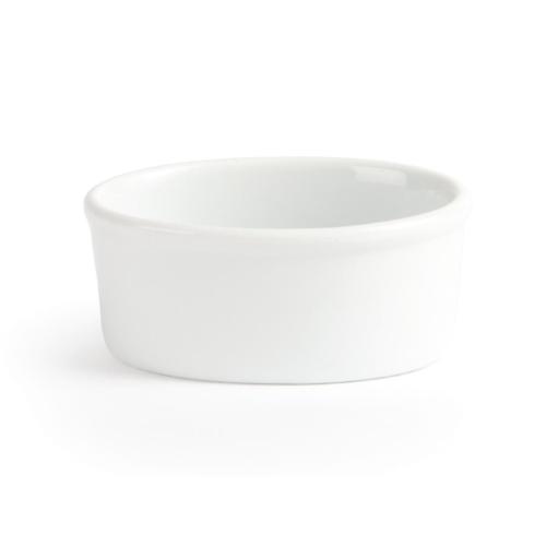 Olympia Whiteware Oval Ramekin - 100mm (Box 12)