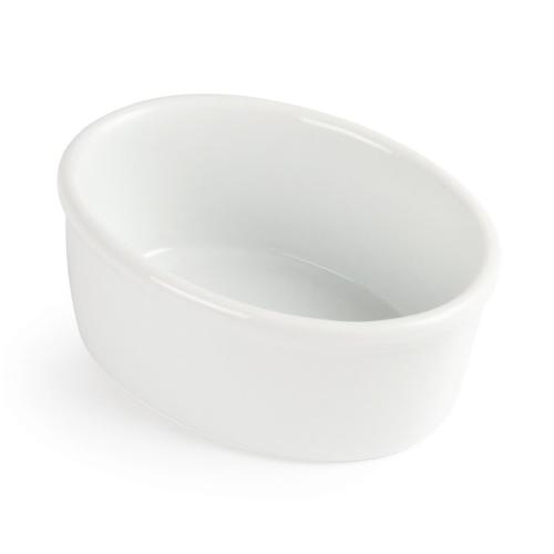 Olympia Whiteware Oval Ramekin - 100mm (Box 12)