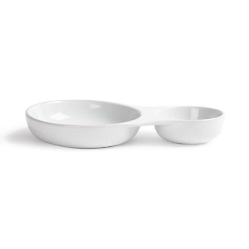 Olympia Whiteware Serving Bowl "Spoon" Shape - 205x120mm 8x4 3/4" (Box 6)