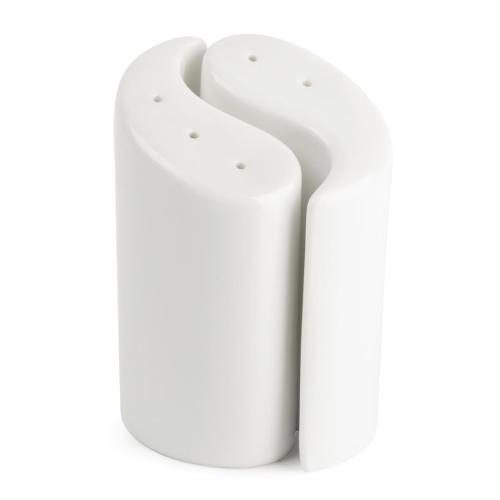 Olympia Whiteware Ying Yang Salt & Pepper - 95mm (Box 12 Sets)