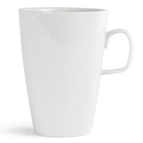 Olympia Whiteware Large Latte Mug White - 400ml 13 1/2fl oz (Box 12)