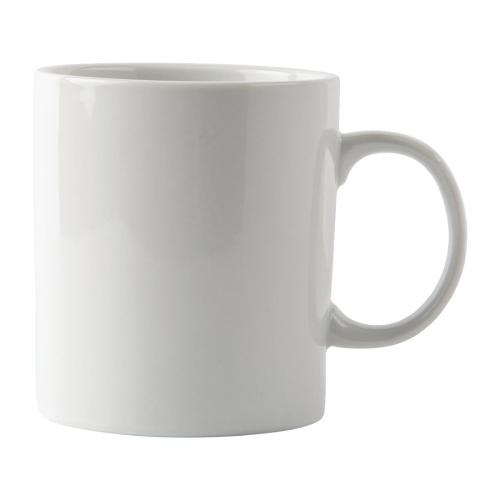 Olympia Whiteware Large Mug White - 480ml 16 1/5fl oz (Box 12)