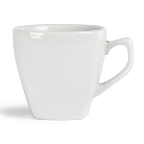 Olympia Whiteware Rounded Square Cup White - 175ml 7oz (Box 12)