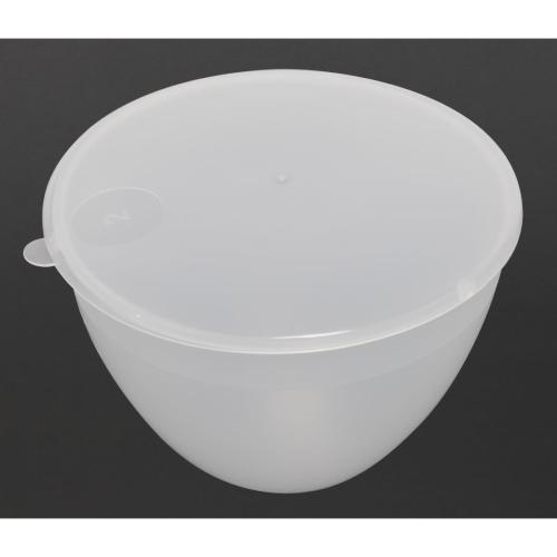 Pudding Basin Polyprop inc Lid - 2pint 153mm dia (Pack 12)