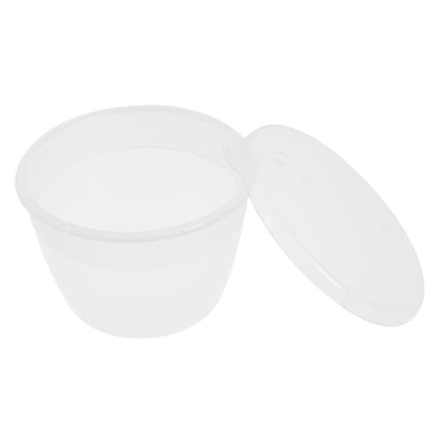 Pudding Basin Polyprop inc Lid - 1/4pint 83mm (Pack 12)