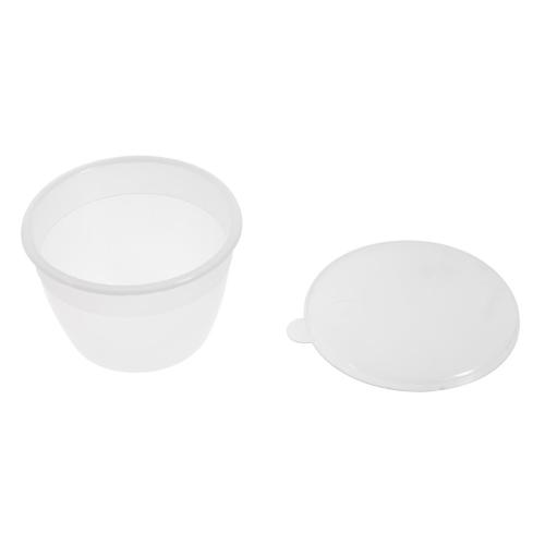 Pudding Basin Polyprop inc Lid - 1/4pint 83mm (Pack 12)