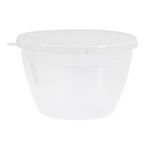 Pudding Basin Polyprop inc Lid - 1/2pint 102mm dia (Pack 12)