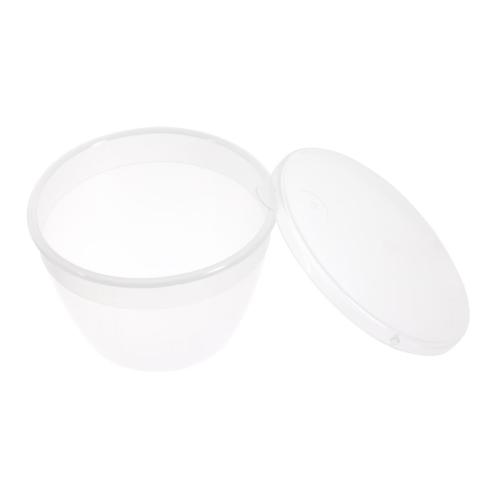 Pudding Basin Polyprop inc Lid - 1/2pint 102mm dia (Pack 12)