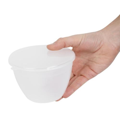Pudding Basin Polyprop inc Lid - 1pint 121mm dia (Pack 12)