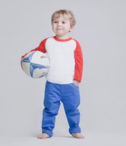 Larkwood Baby/Toddler Long Sleeve Baseball T-Shirt