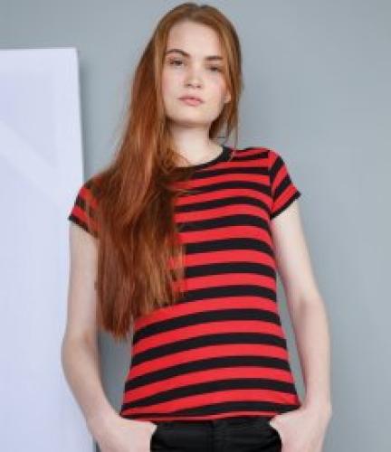 Mantis Ladies Stripy T-Shirt