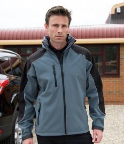Result Work-Guard Ice Fell Hooded Soft Shell Jacket