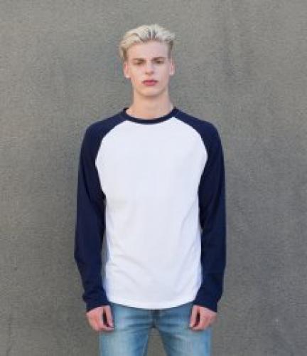 SF Men Long Sleeve Baseball T-Shirt