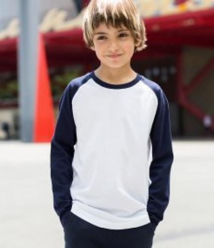 SF Minni Kids Unisex Long Sleeve Baseball T-Shirt