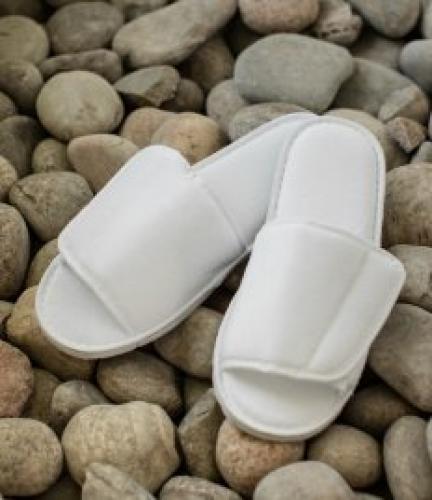 Towel City Open Toe Slippers