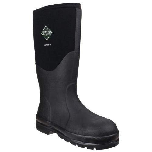 Chore Classic Steel Safety Wellington - Size 13 - Black