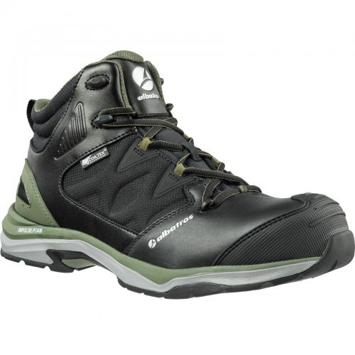 Ultratrail Olive Ctx Mid Safety Boot - Black/Olive - Size 12
