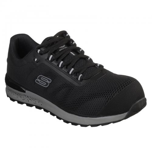 Bulklin Lace Up Safety Shoe - Black - Size 7
