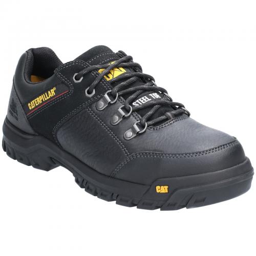 Extension Lace Up Safety Shoe - Black - Size 13